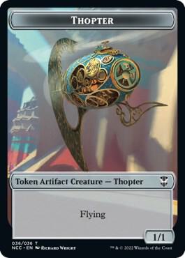 Thopter // Treasure (013) Double-Sided Token card from Commander: Streets of New Capenna