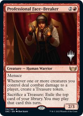 Professional Face-Breaker card from Promo Pack: Streets of New Capenna