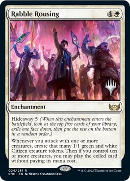 Rabble Rousing card from Promo Pack: Streets of New Capenna