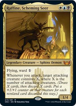 Raffine, Scheming Seer card from Promo Pack: Streets of New Capenna