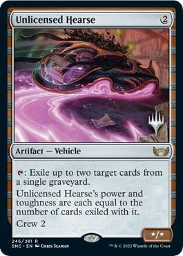 Unlicensed Hearse card from Promo Pack: Streets of New Capenna