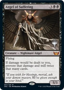 Angel of Suffering card from Promo Pack: Streets of New Capenna