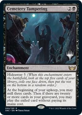 Cemetery Tampering card from Promo Pack: Streets of New Capenna