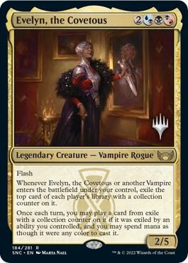 Evelyn, the Covetous card from Promo Pack: Streets of New Capenna