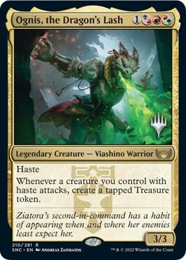 Ognis, the Dragon's Lash card from Promo Pack: Streets of New Capenna