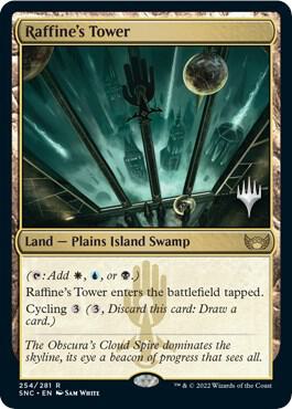 Raffine's Tower card from Promo Pack: Streets of New Capenna