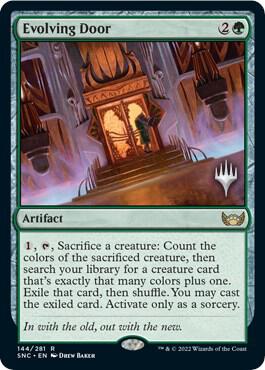Evolving Door card from Promo Pack: Streets of New Capenna