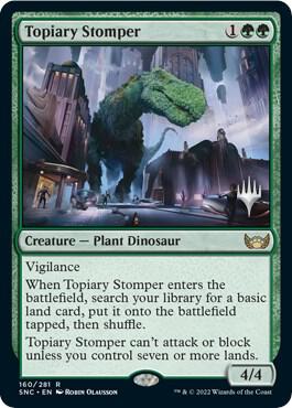 Topiary Stomper card from Promo Pack: Streets of New Capenna