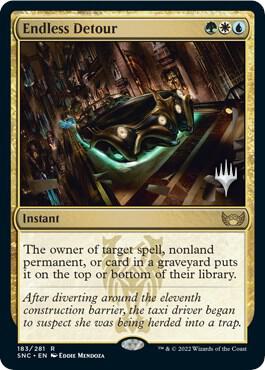 Endless Detour card from Promo Pack: Streets of New Capenna