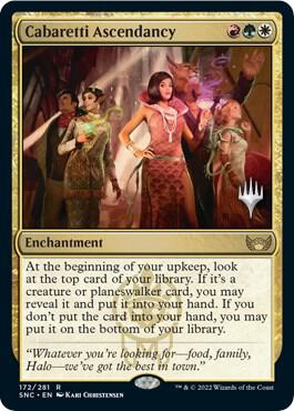 Cabaretti Ascendancy card from Promo Pack: Streets of New Capenna
