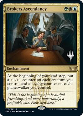 Brokers Ascendancy card from Promo Pack: Streets of New Capenna