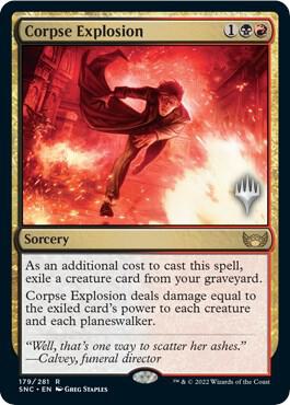 Corpse Explosion card from Promo Pack: Streets of New Capenna
