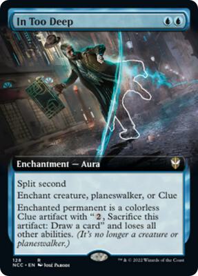 In Too Deep (Extended Art) card from Commander: Streets of New Capenna
