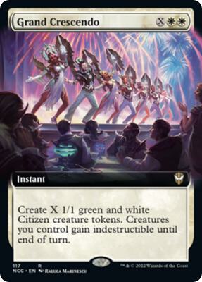 Grand Crescendo (Extended Art) card from Commander: Streets of New Capenna