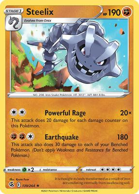 Steelix - 139/264 card from Deck Exclusives