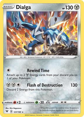 Dialga - 121/185 card from Deck Exclusives