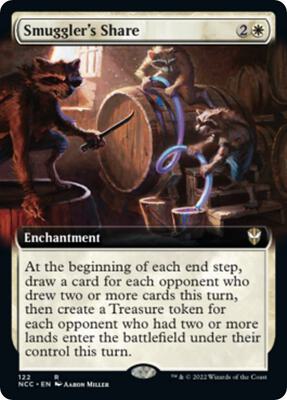 Smuggler's Share (Extended Art) card from Commander: Streets of New Capenna