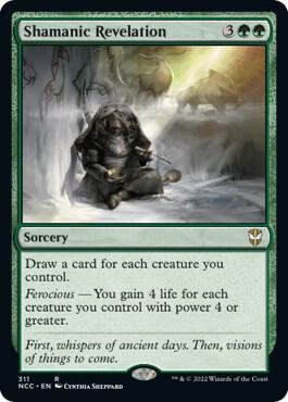 Shamanic Revelation card from Commander: Streets of New Capenna