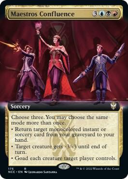 Maestros Confluence (Extended Art) card from Commander: Streets of New Capenna
