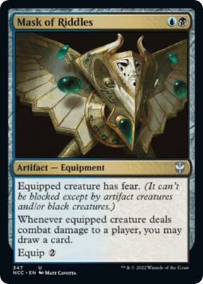 Mask of Riddles card from Commander: Streets of New Capenna