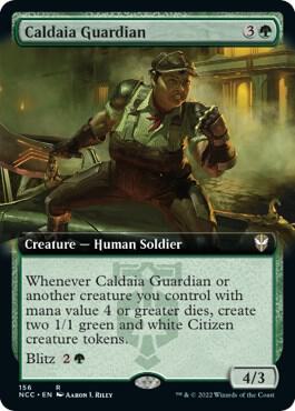 Caldaia Guardian (Extended Art) card from Commander: Streets of New Capenna