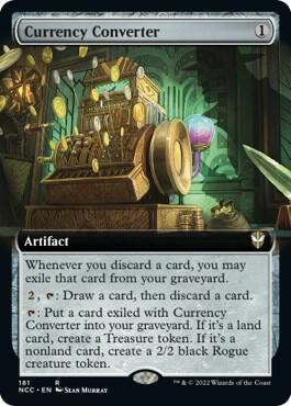Currency Converter (Extended Art) card from Commander: Streets of New Capenna