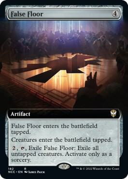 False Floor (Extended Art) card from Commander: Streets of New Capenna