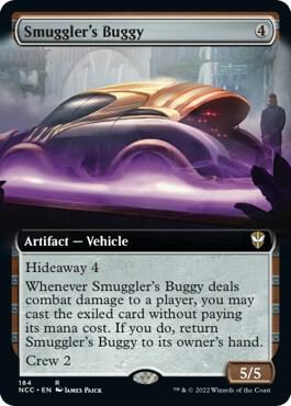 Smuggler's Buggy (Extended Art) card from Commander: Streets of New Capenna