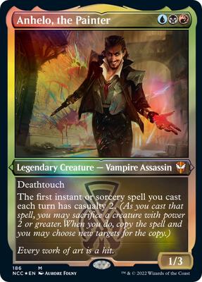 Anhelo, the Painter (Display Commander) - Thick Stock card from Commander: Streets of New Capenna