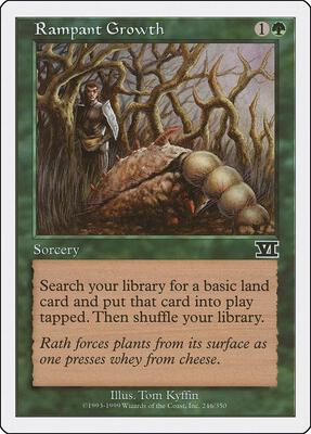 Rampant Growth card from Classic Sixth Edition
