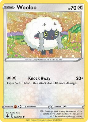 Wooloo - 222/264 (Cosmos Holo) card from Miscellaneous Cards & Products