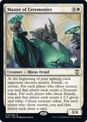 Master of Ceremonies card from Promo Pack: Streets of New Capenna