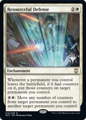 Resourceful Defense card from Promo Pack: Streets of New Capenna