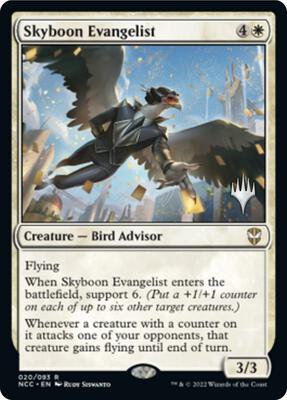 Skyboon Evangelist card from Promo Pack: Streets of New Capenna