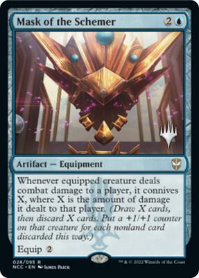 Mask of the Schemer card from Promo Pack: Streets of New Capenna