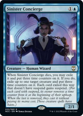 Sinister Concierge card from Promo Pack: Streets of New Capenna