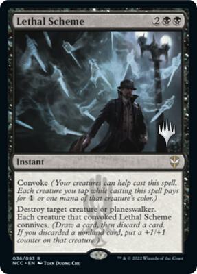 Lethal Scheme card from Promo Pack: Streets of New Capenna