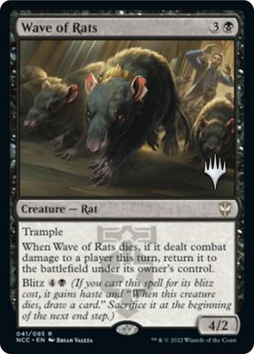 Wave of Rats card from Promo Pack: Streets of New Capenna