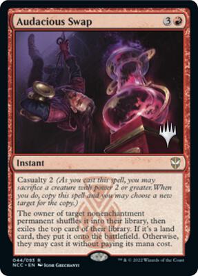 Audacious Swap card from Promo Pack: Streets of New Capenna