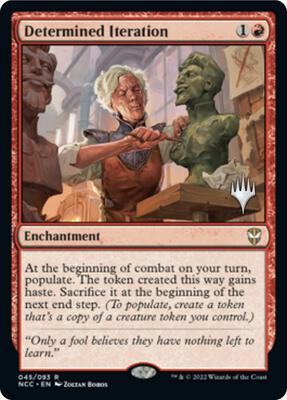 Determined Iteration card from Promo Pack: Streets of New Capenna