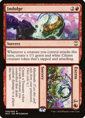 Indulge // Excess card from Promo Pack: Streets of New Capenna