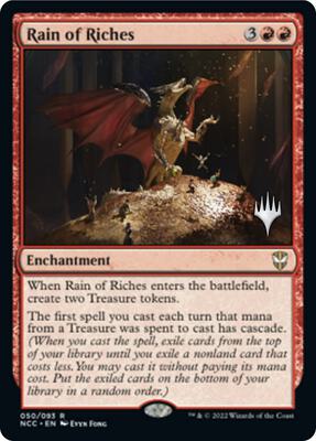 Rain of Riches card from Promo Pack: Streets of New Capenna
