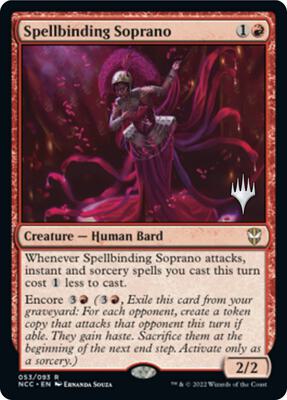 Spellbinding Soprano card from Promo Pack: Streets of New Capenna