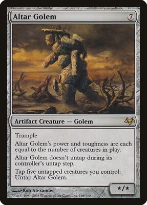 Altar Golem card from Eventide