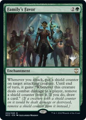 Family's Favor card from Promo Pack: Streets of New Capenna