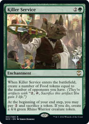 Killer Service card from Promo Pack: Streets of New Capenna