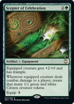 Scepter of Celebration card from Promo Pack: Streets of New Capenna