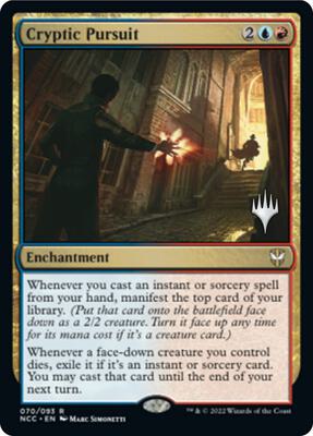 Cryptic Pursuit card from Promo Pack: Streets of New Capenna