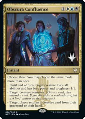 Obscura Confluence card from Promo Pack: Streets of New Capenna