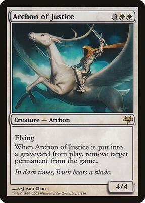 Archon of Justice card from Eventide